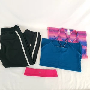 Lote de 12 pantalones de baile Ivivva de Lululemon para niñas camiseta sin mangas banda para la cabeza - Imagen 1 de 17