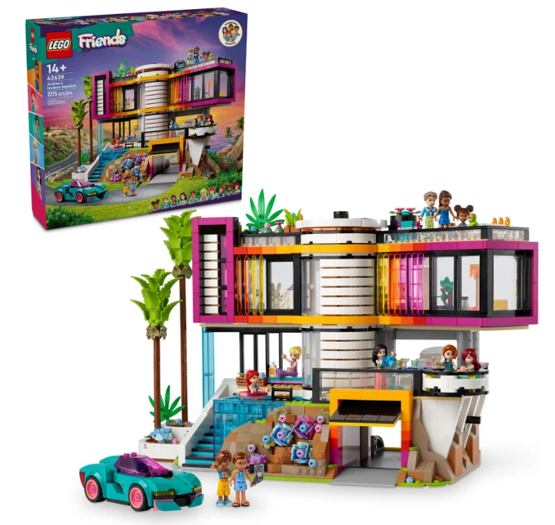 LEGO® Friends 42639 Andreas Villa Moderna / Casa di Miami - NUOVO/CONFEZIONE ORIGINALE - Immagine 1 di 1