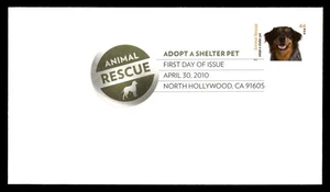 Mayfairstamps US FDC 2010 Dog Animal Rescue First Day Cover aau_50243 - Picture 1 of 2