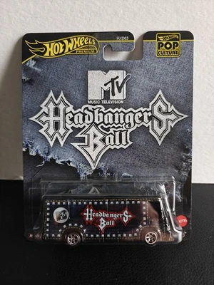 Autobús turístico Hot Wheels Premium Pop Culture MTV Headbangers Ball HW Foto 1 de 4