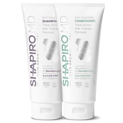 Champú y acondicionador Shapiro MD Hair Growth Experts en pérdida, DHT...  Foto 1 de 4