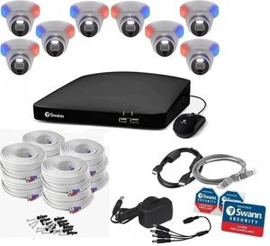 Swann Enforcer 4K CCTV Kit DVR 8-5680 2TB 8x 4KDER Dome Camera SWDVK-856808DE - Picture 1 of 19