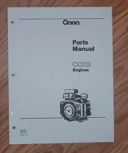 ONAN CCKB INDUSTRIAL ENGINE PARTS LIST 927-0404 - Picture 1 of 1