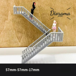 1/64 Diorama Treppe Modell Stadt Garage Gebäude Szene Requisiten Modell Zubehör - Bild 1 von 9