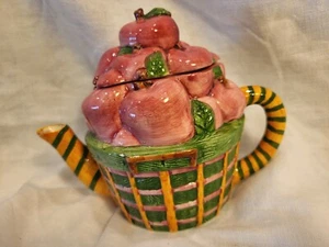 Cardinal Inc., Teekanne "Basket of Red Apples" - 1995 - Bild 1 von 9