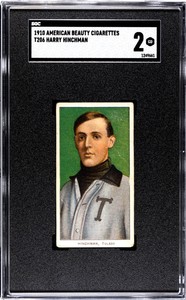 1910 T206 Harry Hinchman American Beauty (Toledo) - SGC 2 GOOD