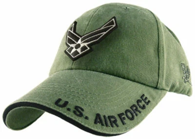 NEW USAF U.S. Air Force Baseball cap hat. OD Green. 5598 - Image 1 of 4