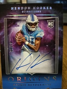 2023 Origins Football Hendon Hooker on card auto numbered 43 of 49 - Picture 1 of 2