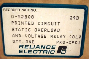 Neu RELIANCE ELECTRIC 0-52808 Bedruckt Kreislauf - Picture 1 of 1