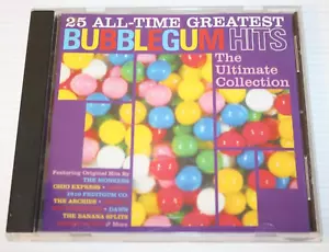 25 ALL-TIME GREATEST BUBBLEGUM HITS (CD, 2000) Various Artists - Foto 1 di 8