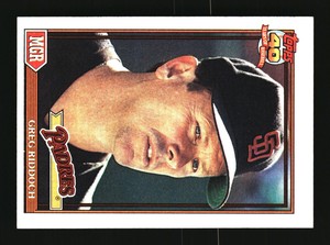 1991 Topps #109 Greg Riddoch Micro NM