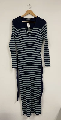 New Plus Size 18 Lane Bryant Womans Stripped Sweater Dress - Изображение 1 из 4