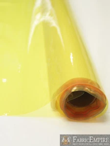 10 & 12 Gauge Tinted Transparent Plastic Vinyl Fabric 54" Wide Sold By The Yard - Picture 1 of 47