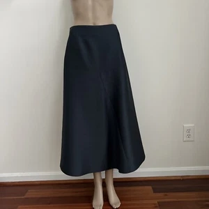 NWOT MARNI Gray Wool Silk Long Skirt Size 40 - Picture 1 of 13