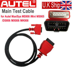 Autel Main Test Cable OBD2 Cable Work for Autel MaxiSys MS908/Mini MS905/ DS808