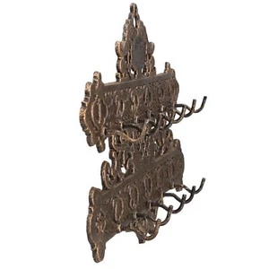 Numbered Key Rack Hook Holder 11 Cast Iron Wall Door Peg Rail Holder Storage - Picture 1 of 3