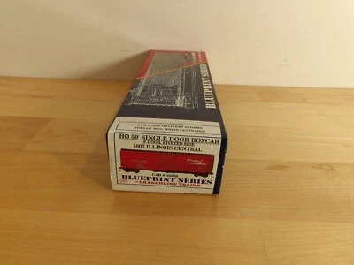 HO Branchline Blueprint 1007 Illinois Central 50' Box Car 25698  - Image 1 of 2