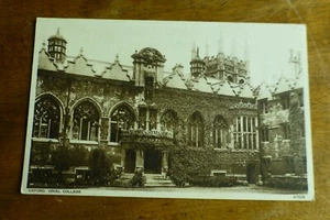 H197 OXFORD Oriel College Photochrom Postcard - Picture 1 of 2