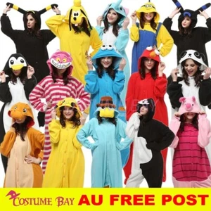 Adult Animal Kigurumi Movie Star Cosplay Unisex Sleepwear Pyjamas Onesie Costume - Picture 1 of 105