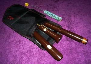 Einsteiger/Umsteiger! Barocke Roessler Tenor-Blockflöte, Doppelloch,  Klappe, ba - Bild 1 von 5