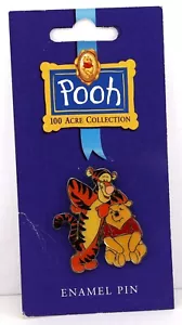 Disney Tigger leaning on Pooh-Winnie the Pooh-100 Acre Collection enamel Pin - Picture 1 of 1