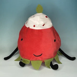 IKEA Torva Strawberry 12” Soft Plush No Tags Retired Plush Pillow Fruit - Picture 1 of 7