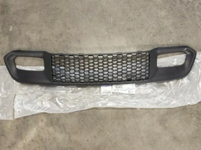 NEW 2017-2021 Jeep Grand Cherokee Lower Grille Insert W/Tow Hook Opening, OEM  - Image 1 of 4