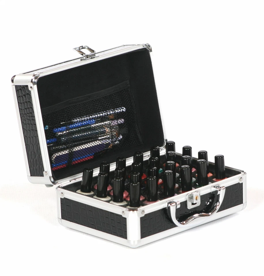 Urbanity Nail Polish Varnish Beauty Cosmetic Makeup Vanity Case Briefcase Box B