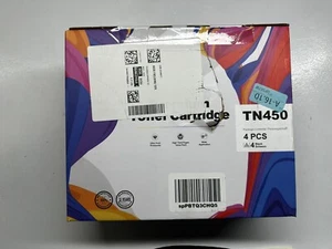 Premium Toner Cartridge TN450 Black High Yielding 4 Pack New - Picture 1 of 2