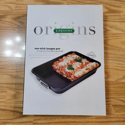 Nuevo en caja Origins utensilios de cocina sartén de lasaña acero xilano acabado antiadherente 11x15x2 Foto 1 de 4