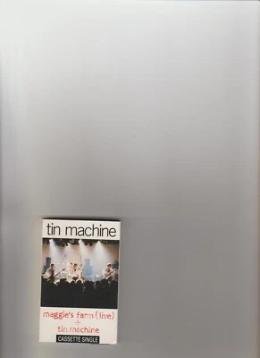 David Bowie's Tin Machine- Maggie's Farm UK cassette single 1989 - Image 1 of 2