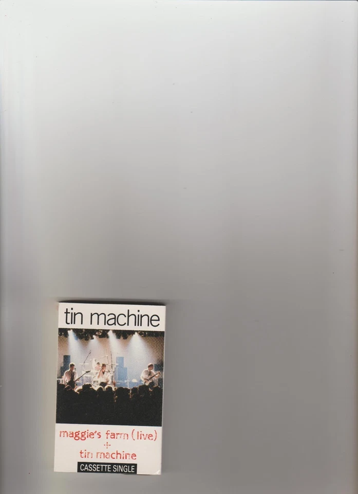 David Bowie's Tin Machine- Maggie's Farm UK cassette single 1989 - Image 1 of 2