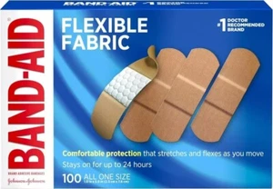 Vendajes adhesivos de tela flexible marca curita, 100 unidades - Imagen 1 de 10