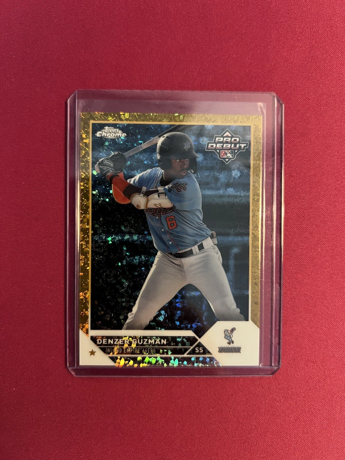 Denzer Guzman Gold 10/50 2023 Topps Pro Debut Baseball Card #PD-30