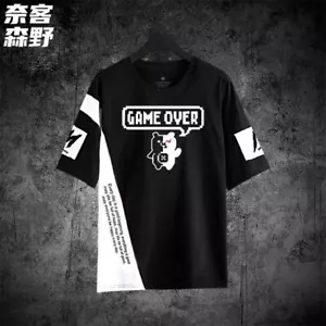 Nueva Camiseta Danganronpa Monokuma Cuello Redondo Juegos con disfraces Diario Manga Corta Regalo - Imagen 1 de 3