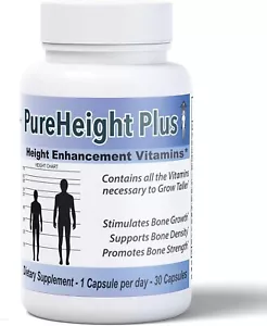 PureHeight Plus Height Enhancement Vitamins - Helps You Grow Taller - Increas... - Picture 1 of 5
