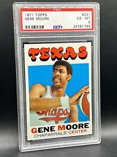 1971 Topps Gene Moore PSA 6 EX-MT Texas Chaparrals Nets Card #231