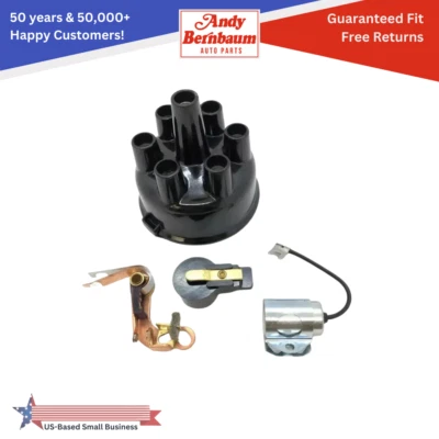For 1950-1956 Hudson Hornet 6 Cyl Straight Inline Distributor Cap Tune Up Kit - Image 1 of 4
