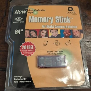 Lexar Media 64mb Memory Card Stick for Camera/Digital Devices, NIB - Picture 1 of 2