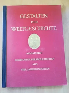 GESTALTEN DER WELTGESCHICHTE  SAMMELALBUM Zigarettenbildchen - Picture 1 of 7
