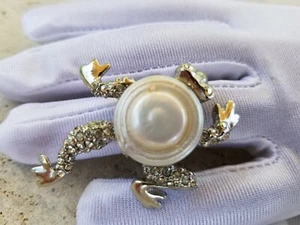 NEW w SIGNATURES AUTH OSCAR DE LA RENTA SILVER FINISH TOAD TURTLE RING SZ 6-6.5 - Picture 1 of 9
