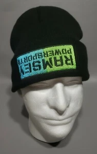 Ramsey PowerSports Beanie Hat Winter Hat Gift Upside Down Logo - Picture 1 of 4