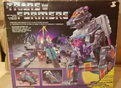 Takara Vintage Transformers G1 Trypticon Base Figure Near Complete Canadian Box - Image 1 of 4