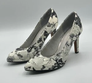s.Oliver Damen High Heels mit Blumenmuster, Gr. 37 - Bild 1 von 9
