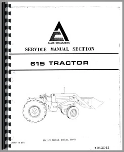 Retroexcavadora cargadora de tractor Allis Chalmers 615 manual de reparación de servicio - Imagen 1 de 4