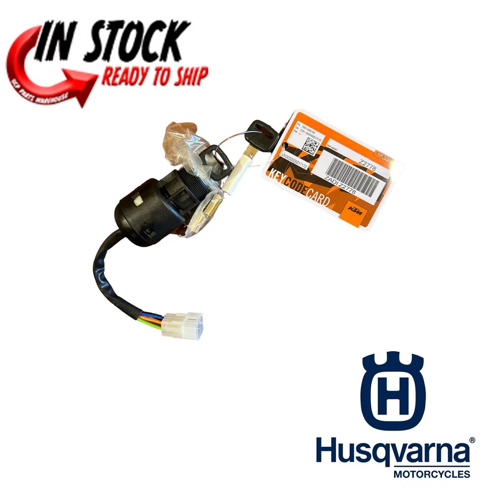 JUEGO CERRADURA ENCENDIDO KTM HUSQVARNA 250 350 450 500 530 EXCF 78011065100 Foto 1 de 4
