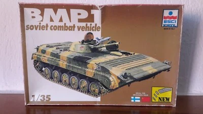 BMP 1 SOVIET COMBAT VEHICLE 5035 TANK SCALE 1:35 ESCI CARRO ARMATO SOVIETICO - Immagine 1 di 4