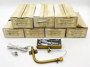 ThriftCHI ~ (7) Richardson Reflector Company No 521 Gold Picture Wall Lights - Picture 1 of 6