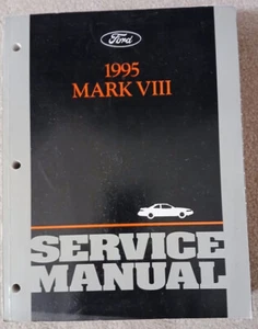 1995 Lincoln Mark VIII Service Shop Manual - Picture 1 of 4