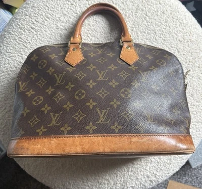 Bolso Louis Vuitton Alma Monograma Cartera/Bolso con Asa Superior PM Marrón Lona Foto 1 de 4